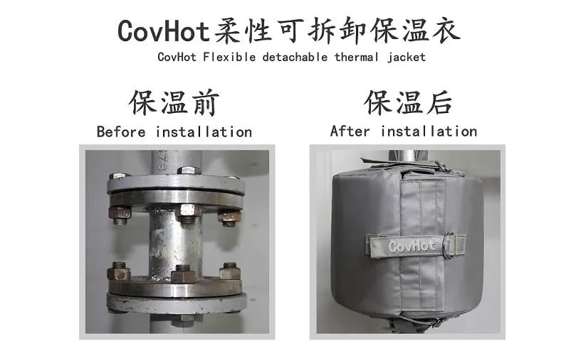 COVHOT?柔性可拆卸式<a href=http://m.qdwquce.cn/e/tags/?tagname=%E4%BF%9D%E6%B8%A9%E8%A1%A3 target=_blank class=infotextkey>保溫衣</a>,蒸汽系統(tǒng)節(jié)能,節(jié)能保溫